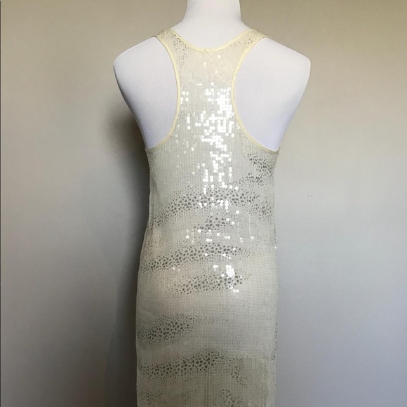 Vintage sheer mesh sequin dress overlay - Picture 8 of 10